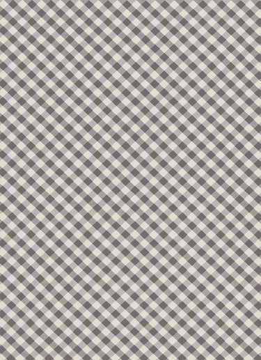 Charcoal Gingham Cot Fitted Sheet